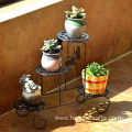 European iron art flower rack green plant rack